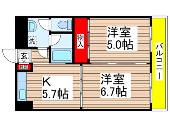 間取図 エステートマリン