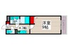 ネオハイブリッジ 1Kの間取り