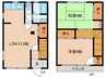 タタン・デュオ別堀Ａ 2LDKの間取り