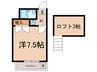 ライフピア・ガ-ネット 1Kの間取り