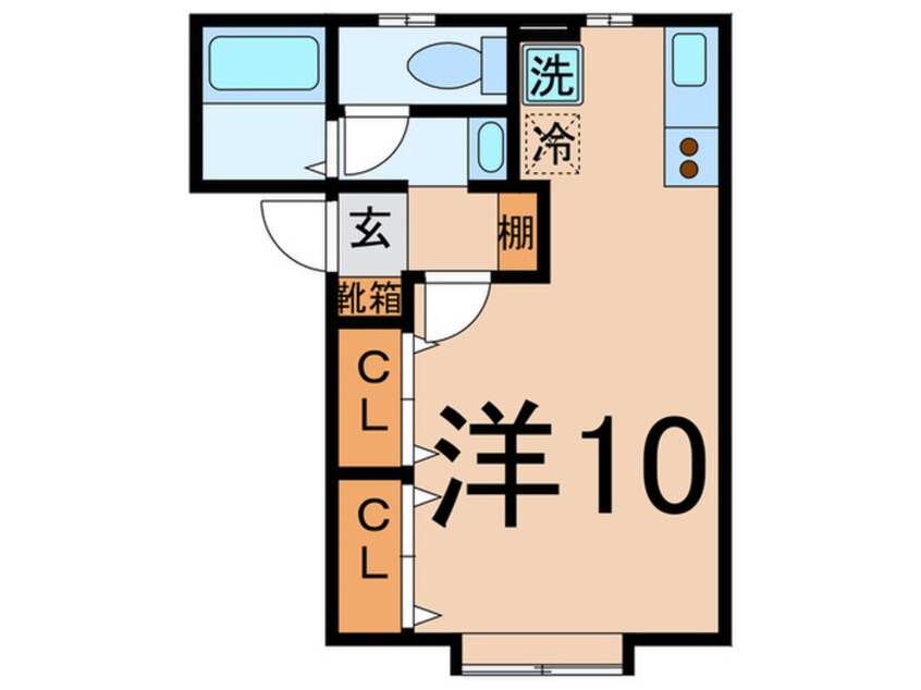 間取図 フロイデ大岡山