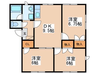 間取図 メゾン・エリナ　A棟