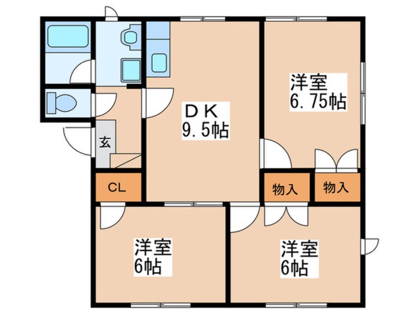 間取図 メゾン・エリナ　A棟