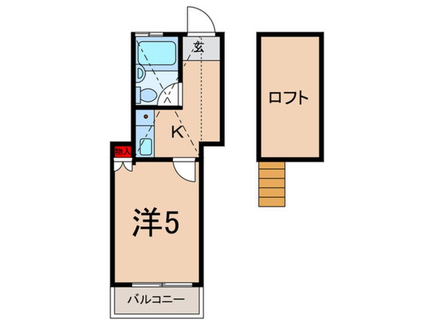 間取図 パルハイツ大泉1・2・3