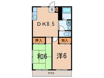 間取図 カサブランカ