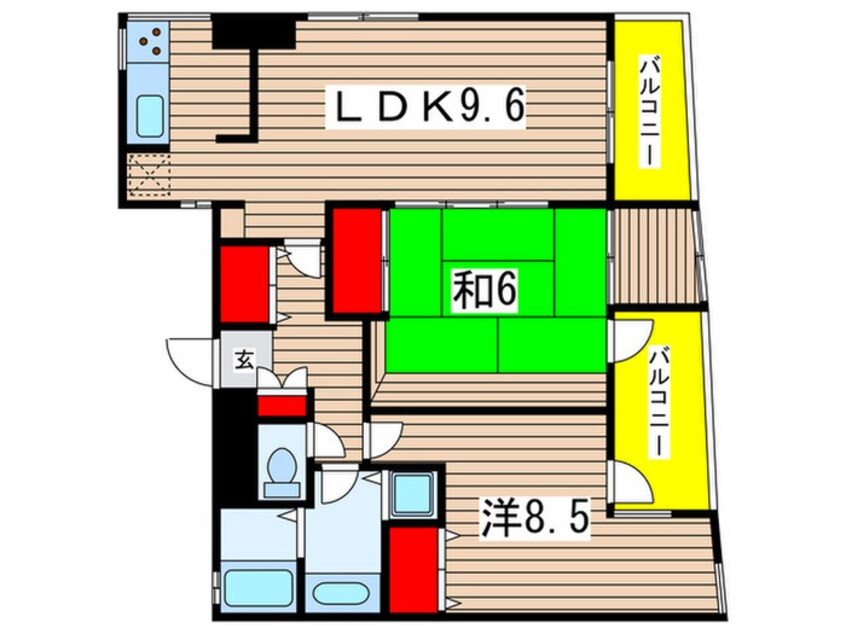 間取図 ｗillＤｏ本千葉