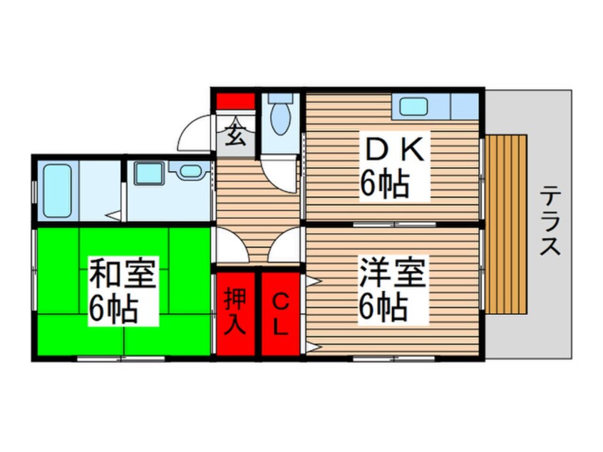 間取図 アプリコット