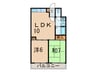 サンシャルム上池台 2LDKの間取り