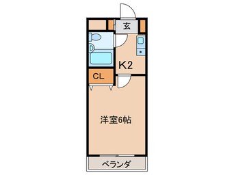 間取図 ﾗｲｵﾝｽﾞﾏﾝｼｮﾝ府中さくら通り(208)