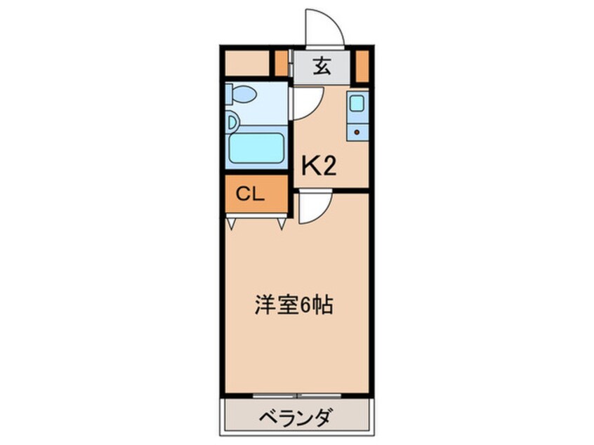 間取図 ﾗｲｵﾝｽﾞﾏﾝｼｮﾝ府中さくら通り(208)