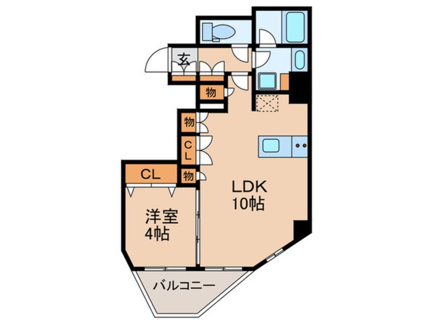 間取図 ラ・グラース大山(701)