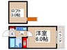 ﾛ-ｽﾞｱﾊﾟ-ﾄﾒﾝﾄR50番館 1Kの間取り