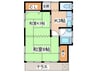 スカイハイツ 2Kの間取り