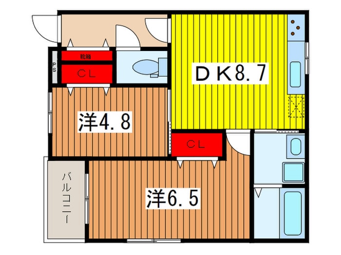 間取り図 PLUMERIA浦和領家A