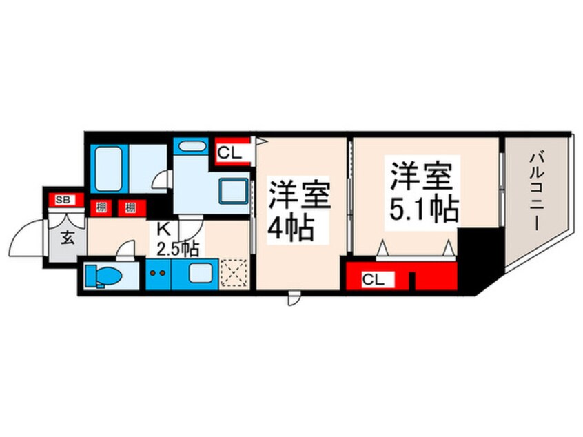 間取図 ティモーネ　グランデ町屋