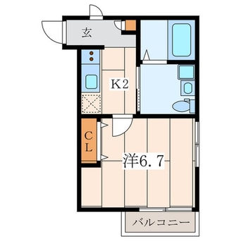 間取図 ベイルーム茅ヶ崎