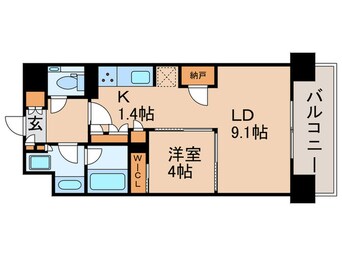 間取図 パークスフィア牛込神楽坂