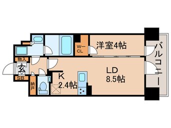 間取図 パークスフィア牛込神楽坂