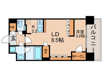 間取図 パークスフィア牛込神楽坂