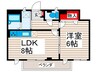 ア－バンライフミハシ(1F･2F) 1LDKの間取り