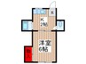 木本マンション 1Kの間取り