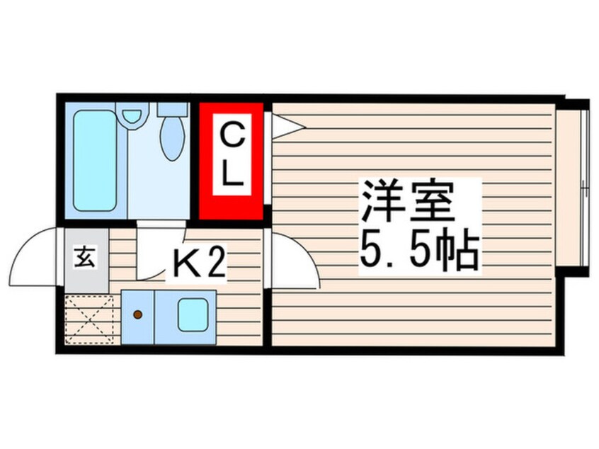 間取図 フラワーハイツ葛西Ａ