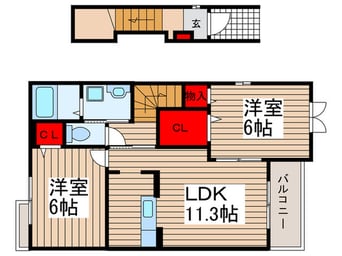 間取図 シャルマンB