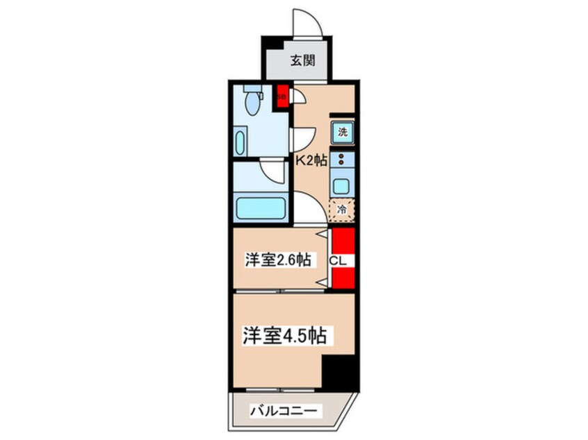 間取図 First Residence錦糸町