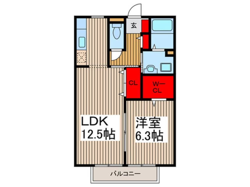 間取図 ビエント　デルソルⅠ