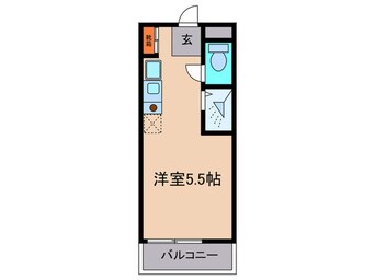 間取図 ウェルチュ－ブ新城