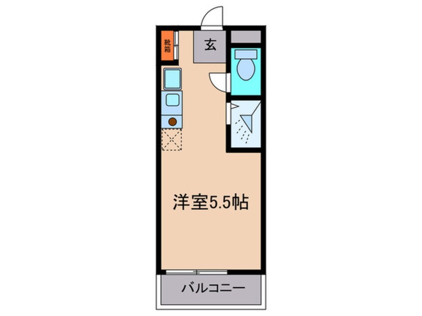 間取図 ウェルチュ－ブ新城