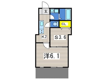 間取図 メゾンフローラ