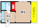 ハイツ白石の間取図