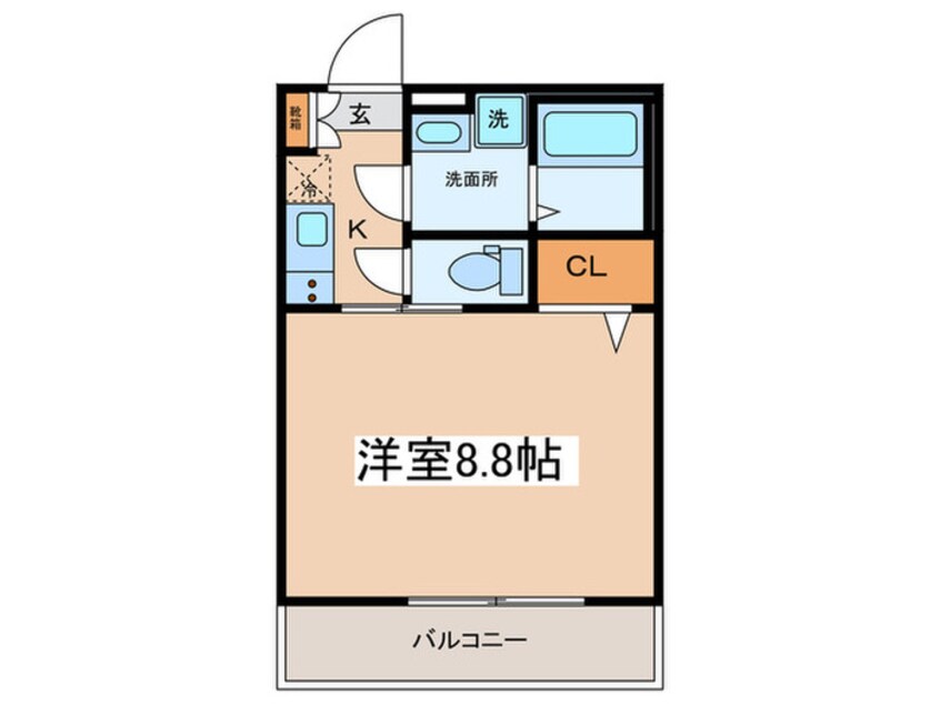 間取図 ベイルーム０５