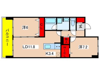 間取図 ロイヤルパ－クス若葉台