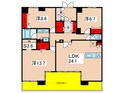 ロイヤルパ－クス若葉台の間取図