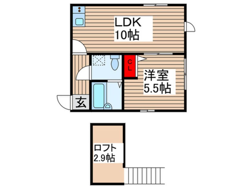間取図 リブ千住