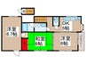メゾンさくら 3DKの間取り