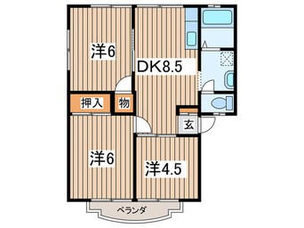 間取図 メゾン蓮正寺