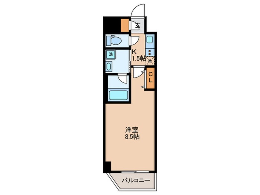 間取図 Ｌａ　Ｄｏｕｃｅｕｒ蒲田