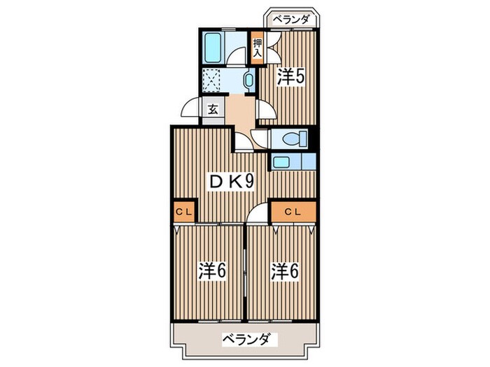 間取り図 アヴェール立野