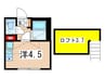 ミュール鶴ヶ峰 1Rの間取り