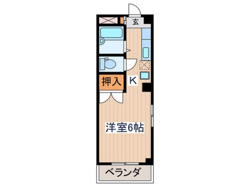 間取図 サンリ－ブ殿ヶ谷（Ⅰ）