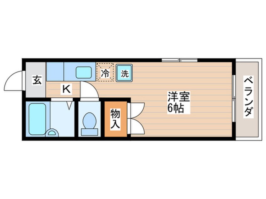 間取図 サンリ－ブ殿ヶ谷（Ⅰ）