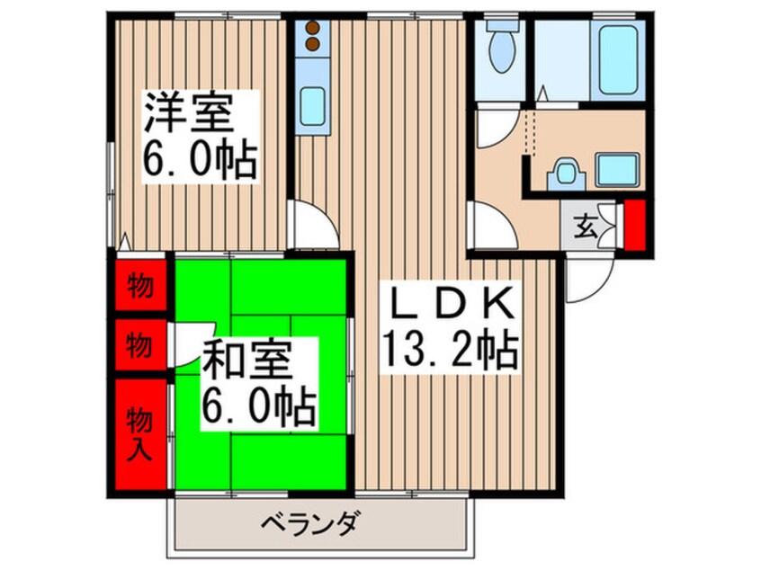 間取図 シャルマンハイツ