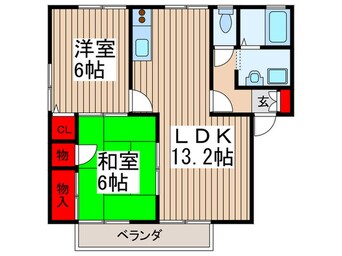 間取図 シャルマンハイツ