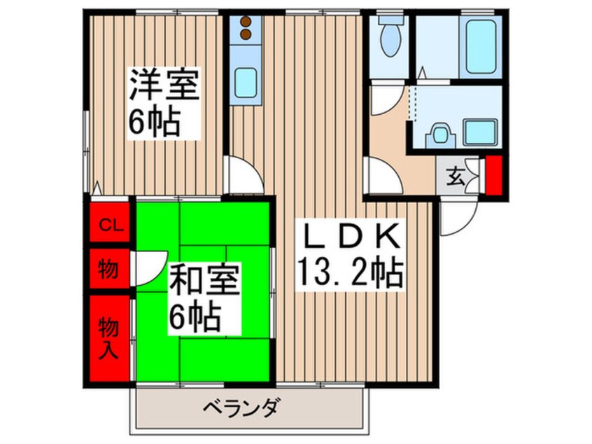 間取図 シャルマンハイツ