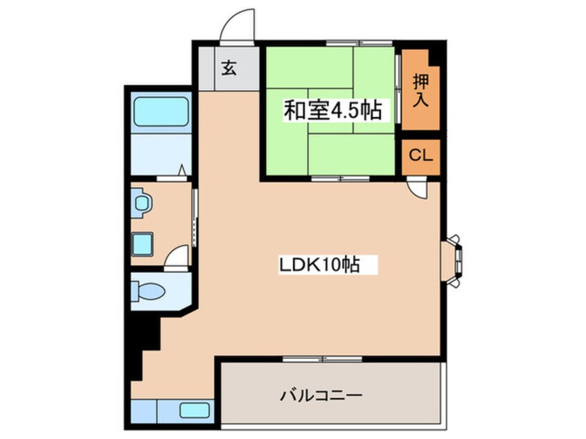 間取図 シャロン本厚木