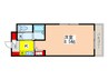 LA　COMO　CASA 1Kの間取り