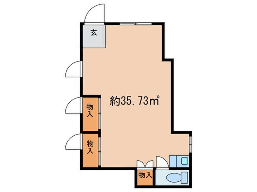 間取図 コーポ森